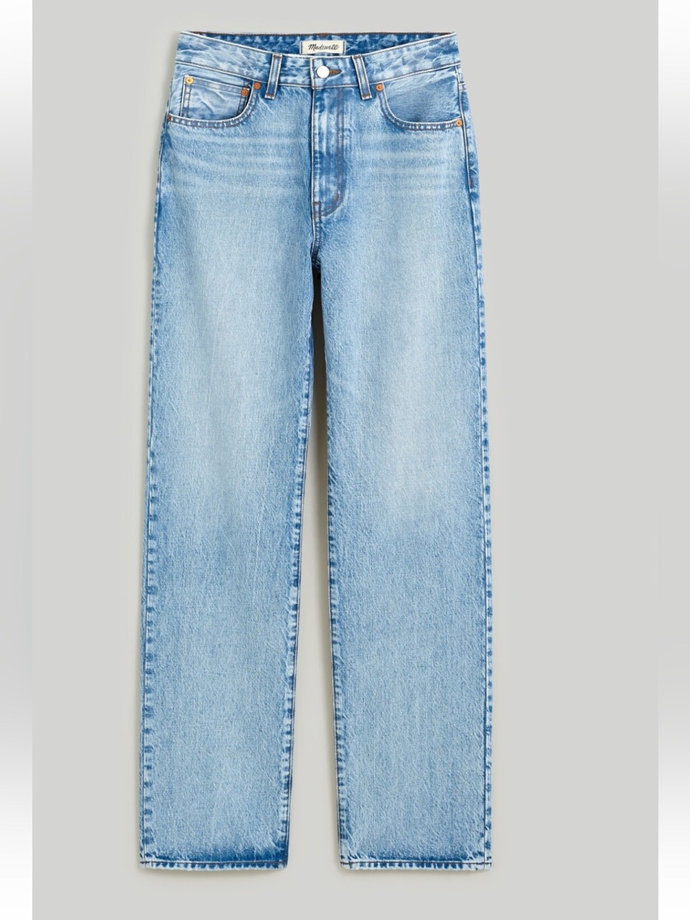 Madewell Women’s High Rise The Curvy '90s Straight Light Wash Jean Sz 27